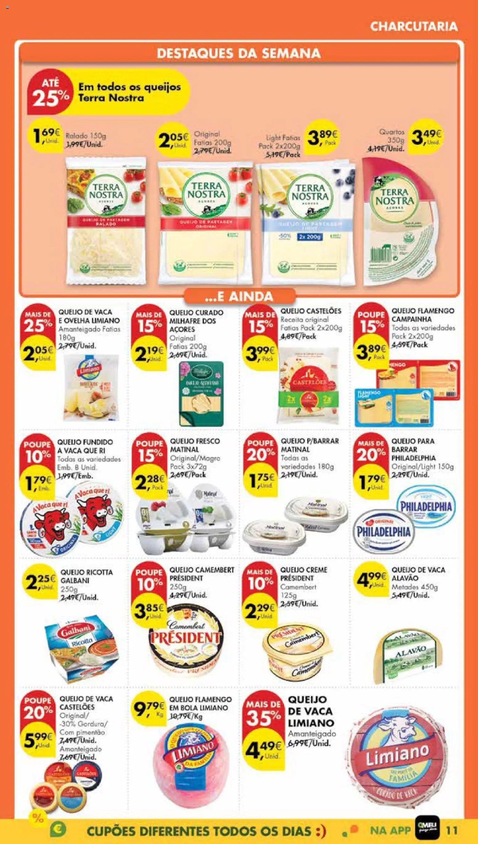 Pingo Doce Poupe Esta Semana Madeira │ válido de 03.02.2026 | Página: 11 | Produtos: Cream cheese, Pimentão, Campainha, Queijo