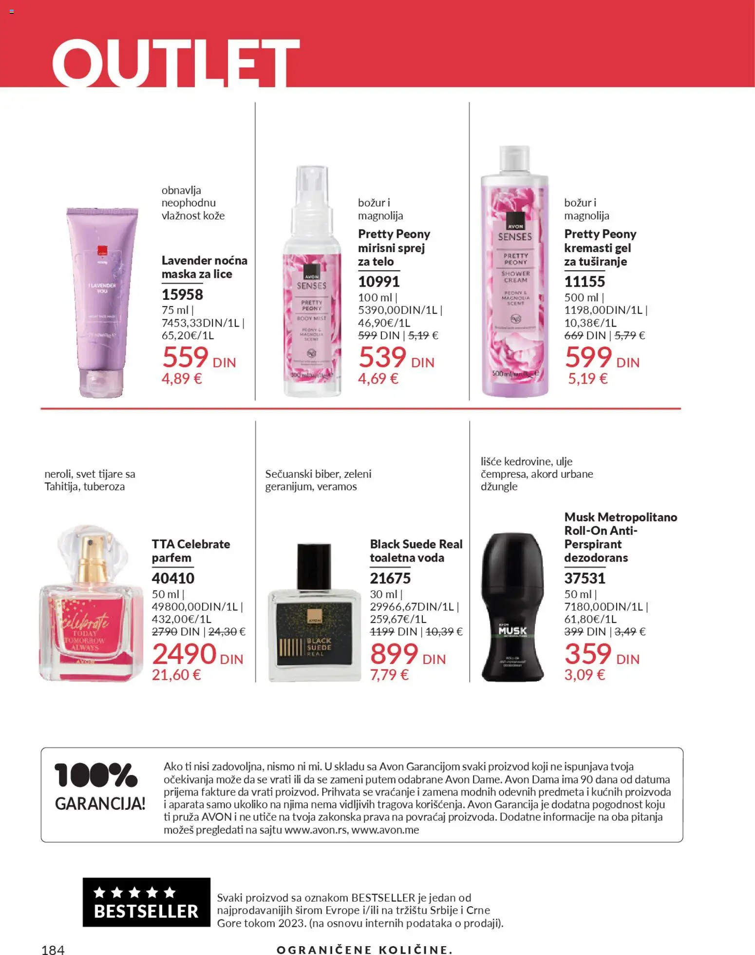 AVON katalog - važi od 01.11.2025 | Strana: 184
