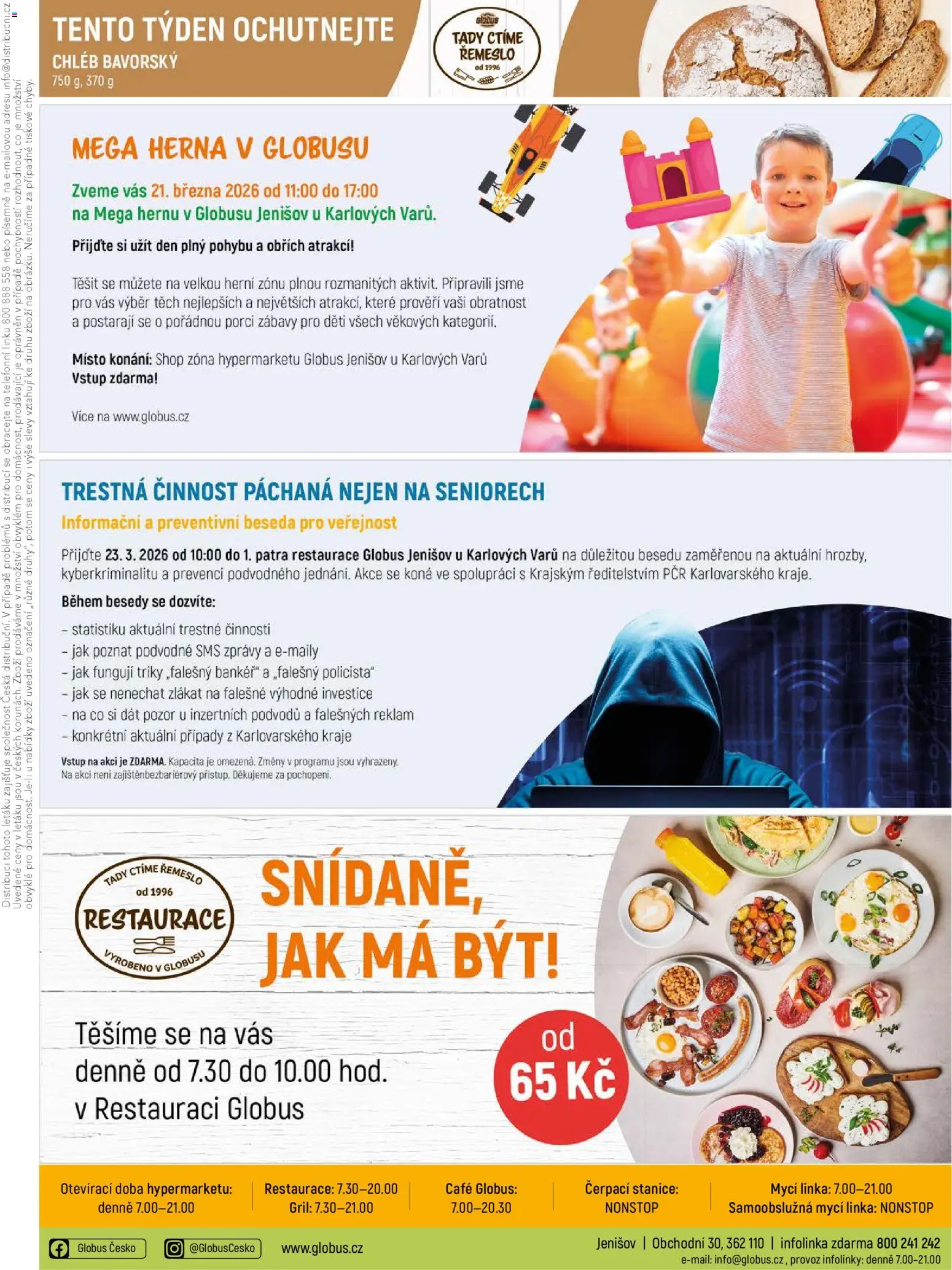 Globus leták - Karlovy Vary od 18.03.2026 | Strana: 36 | Produkty: Globus, Chléb, Gril
