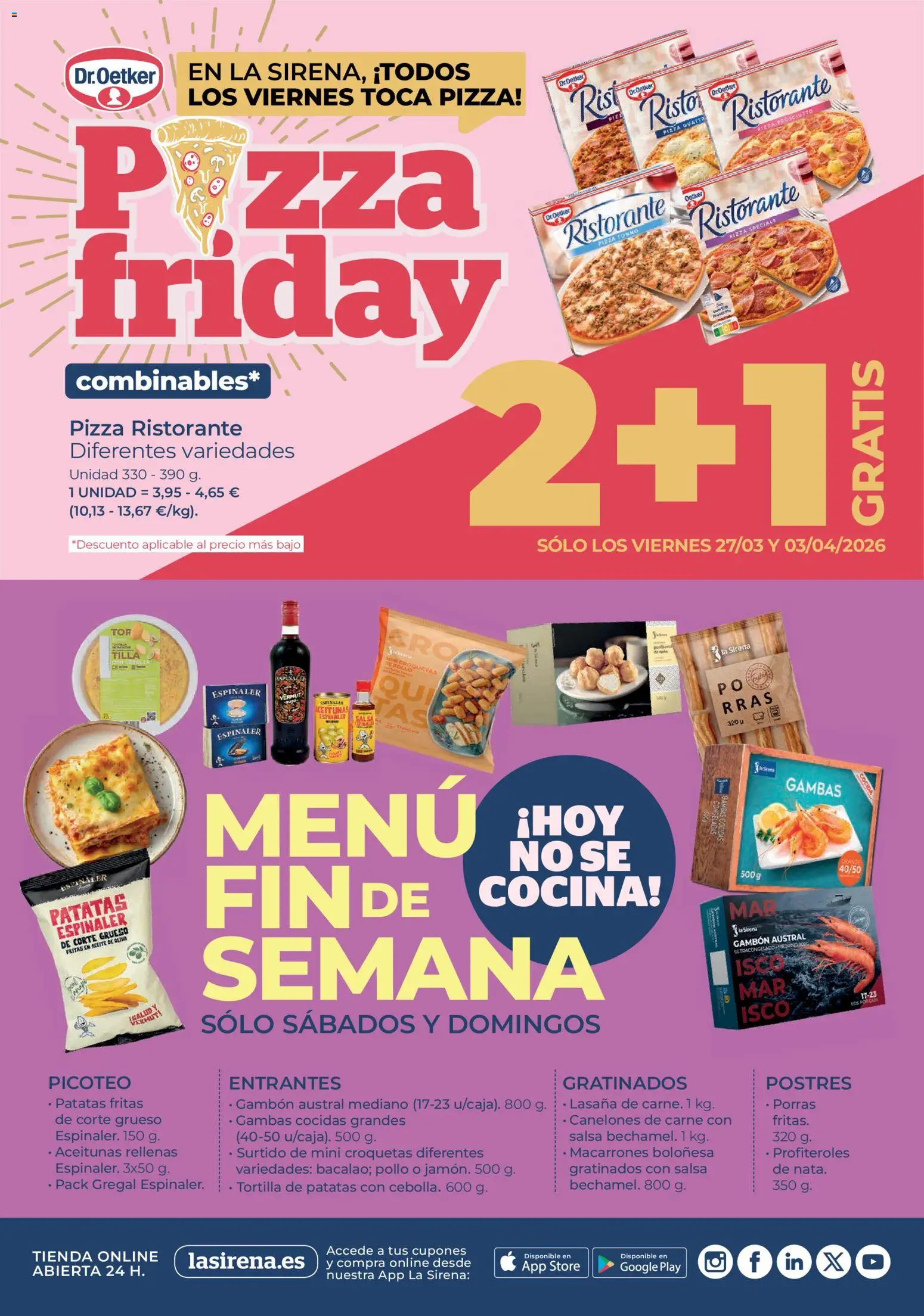 La Sirena folleto │ válido desde el 26.03.2026 | Página: 10 | Productos: Aceite, Aceite de oliva, Cocina, Lasaña