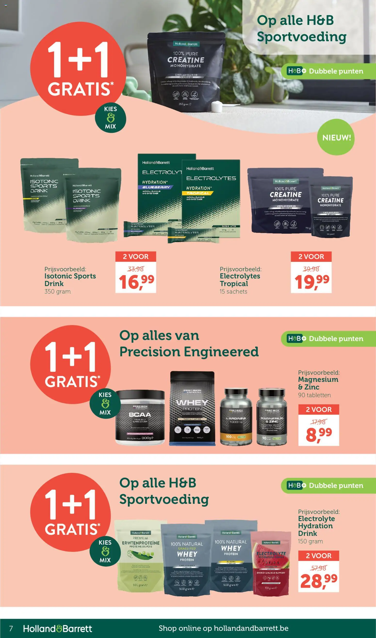 {H1} | Pagina: 7 | Producten: Whey