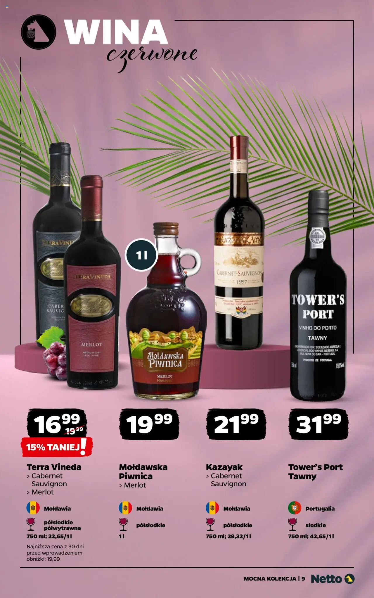Netto gazetka - Mocna Kolekcja od 18.08.2025 | Strona: 9 | Produkty: Merlot, Por