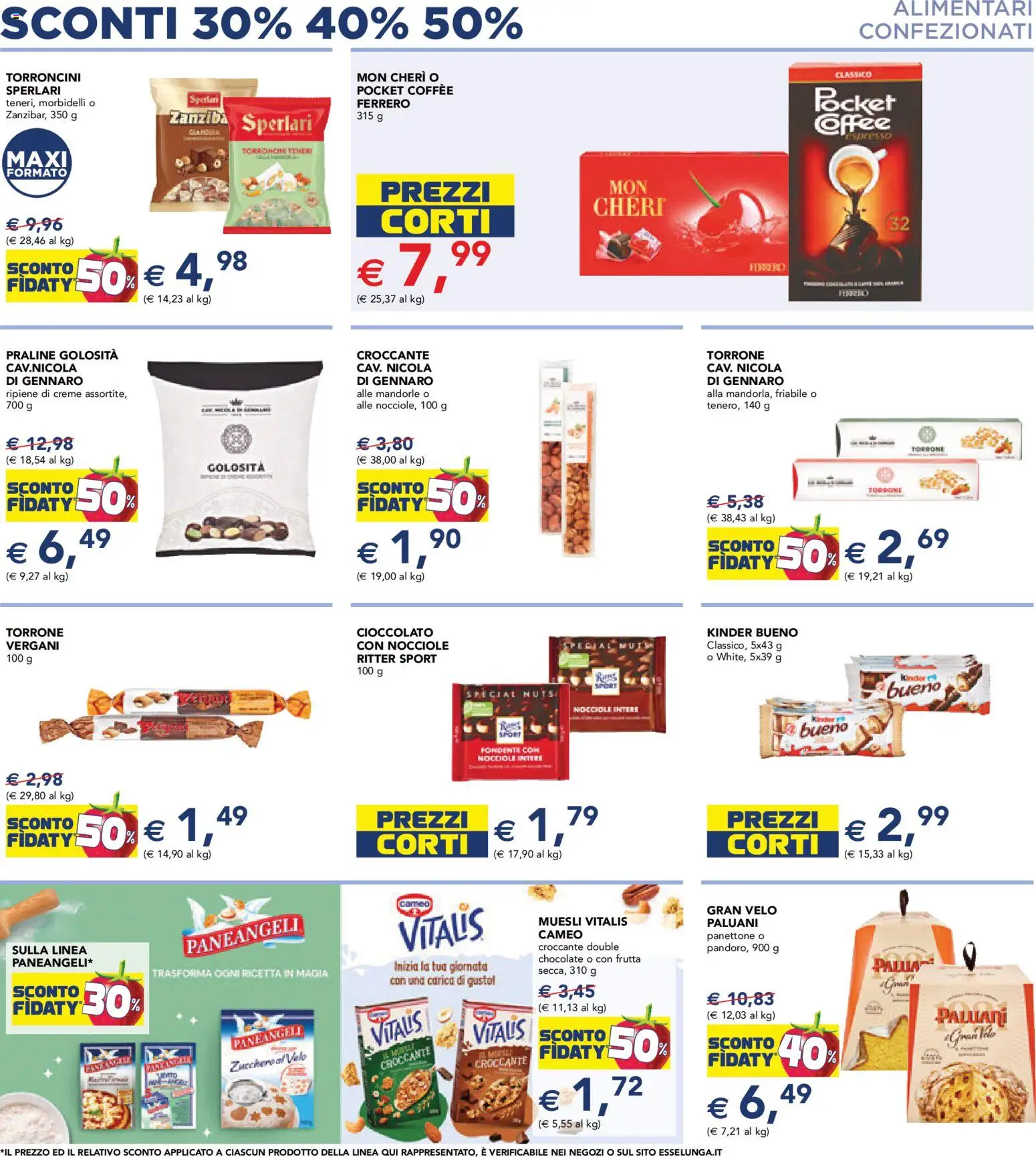 Volantino Esselunga S del 17.11.2025 | Pagina: 9 | Prodotti: Mandorle, Nocciole, Panettone, Torroncini