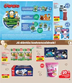 Interspar Akciós újság - amely érvényes a következő dátumtól: 22.01.2026 | Oldal: 15 | Termékek: Macskaeledel, Actimel, Protein, Izotóniás ital