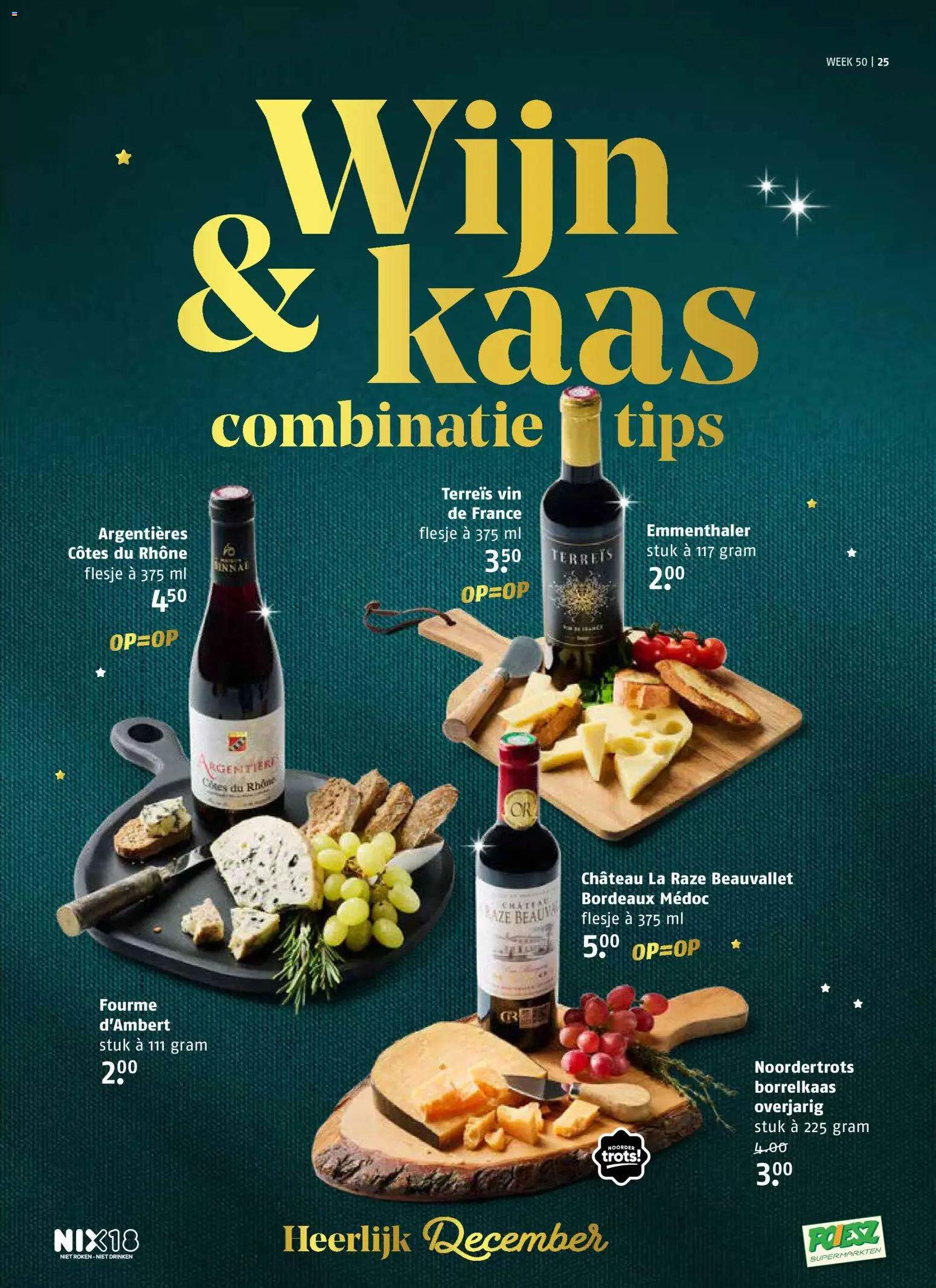 {H1} | Pagina: 25 | Producten: Kaas, Wijn, La