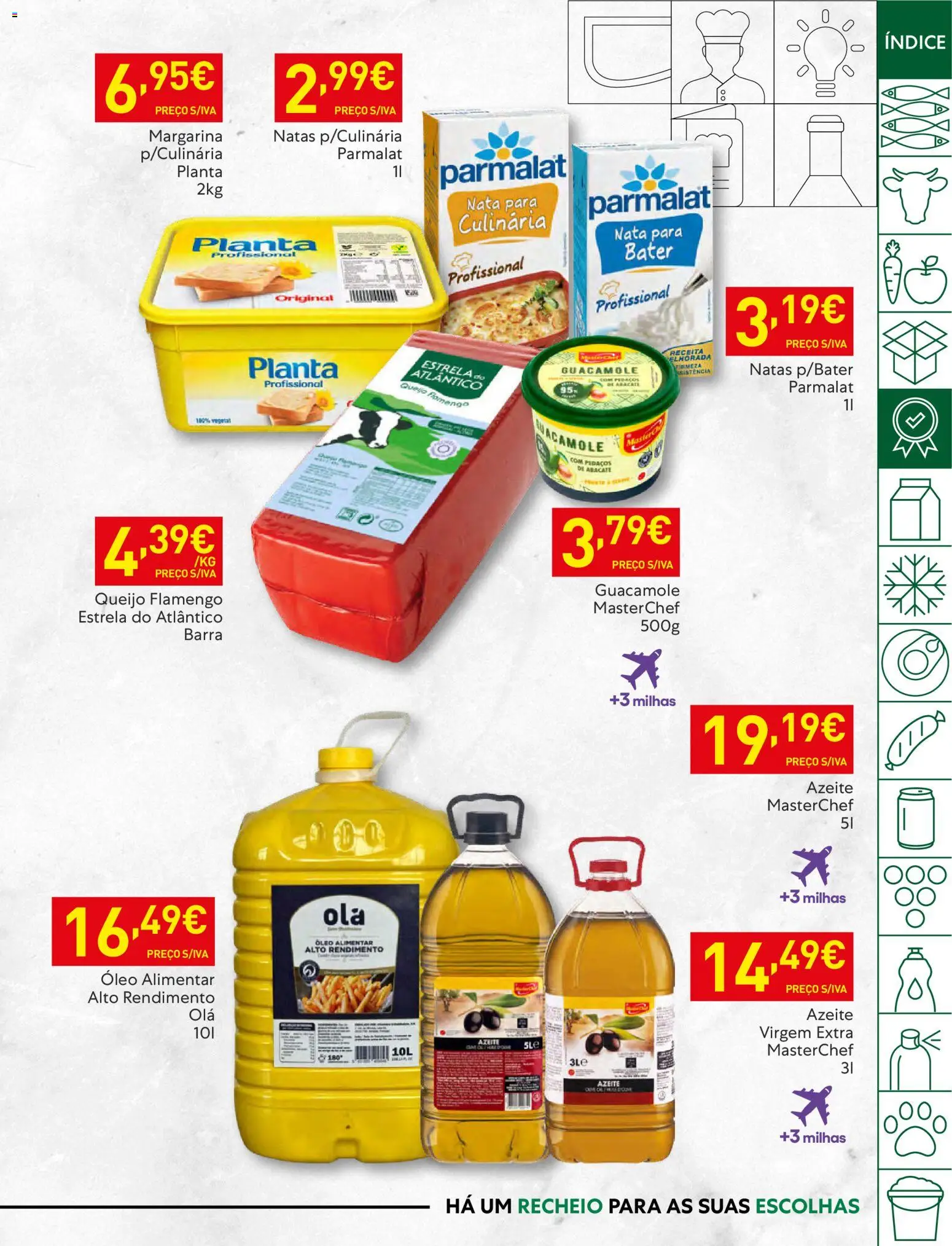 Recheio folheto │ válido de 09.12.2025 | Página: 9 | Produtos: Azeite, Óleo, Margarina, Nata