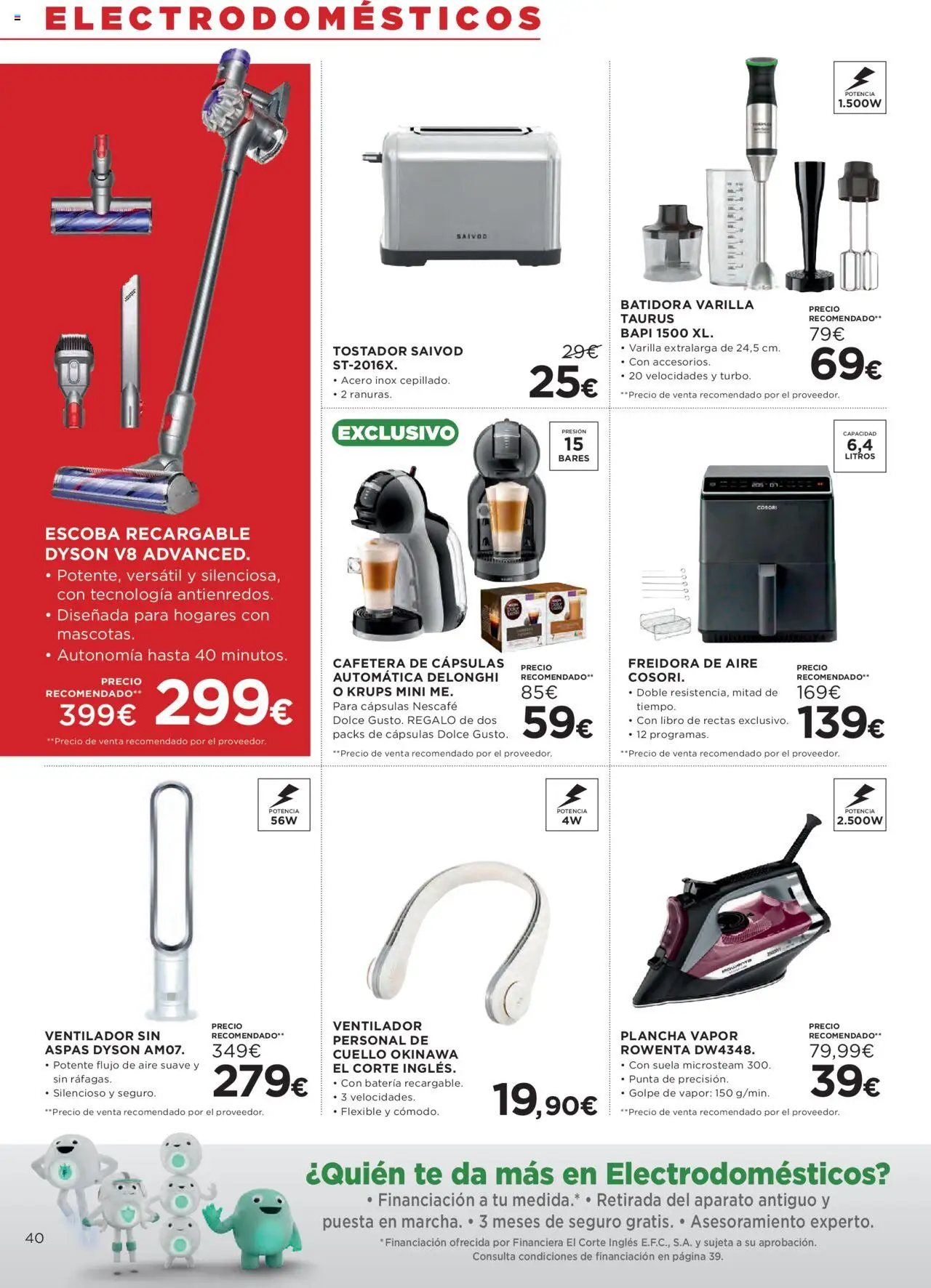 Hipercor catálogo │ válido desde el 19.06.2025 | Página: 45 | Productos: Ventilador, Batidora, Tostador, Batería
