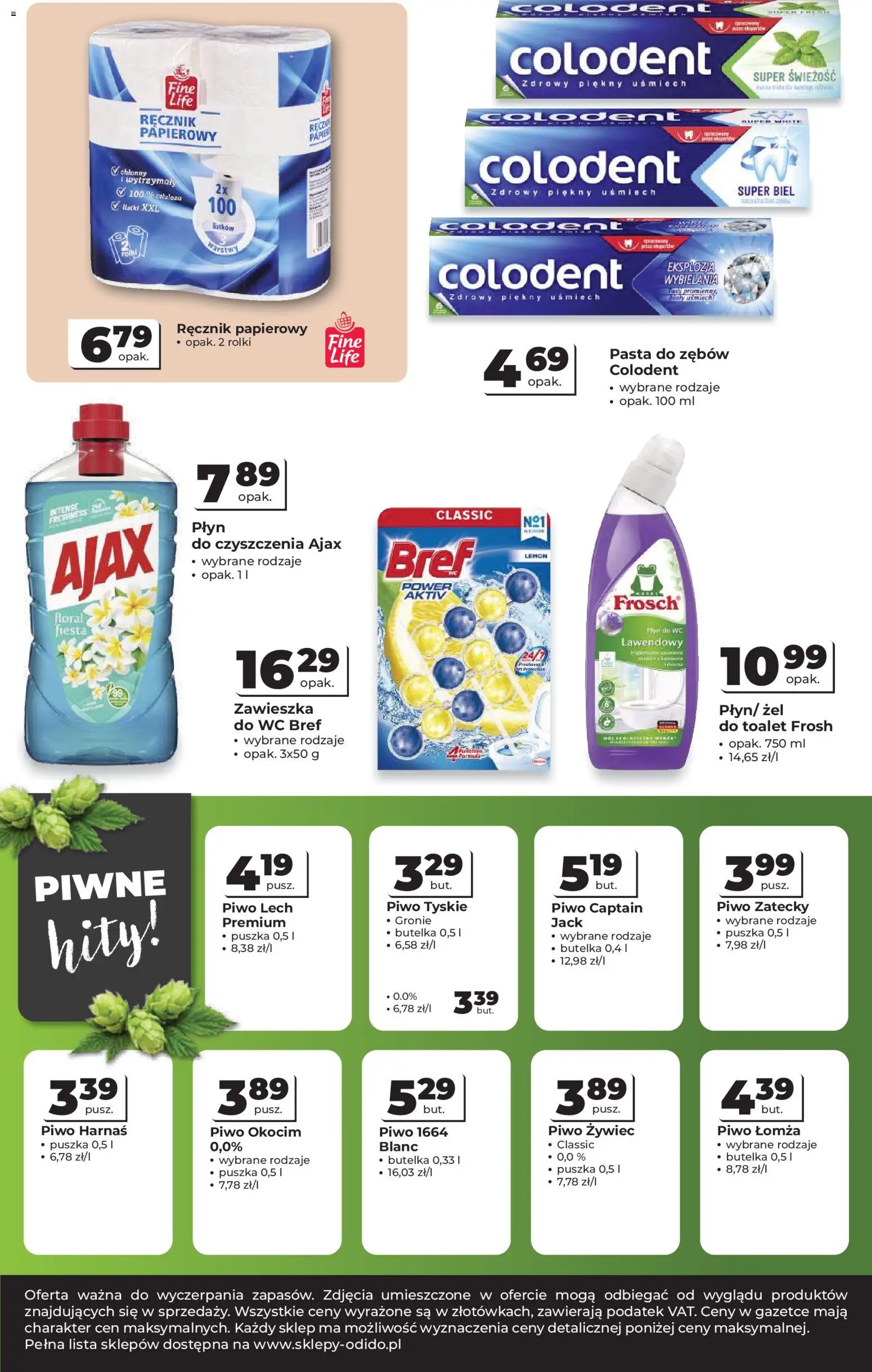 Odido gazetka od 08.04.2026 | Strona: 8 | Produkty: Rolki, Harnaś, Piwo, Pasta do zębów