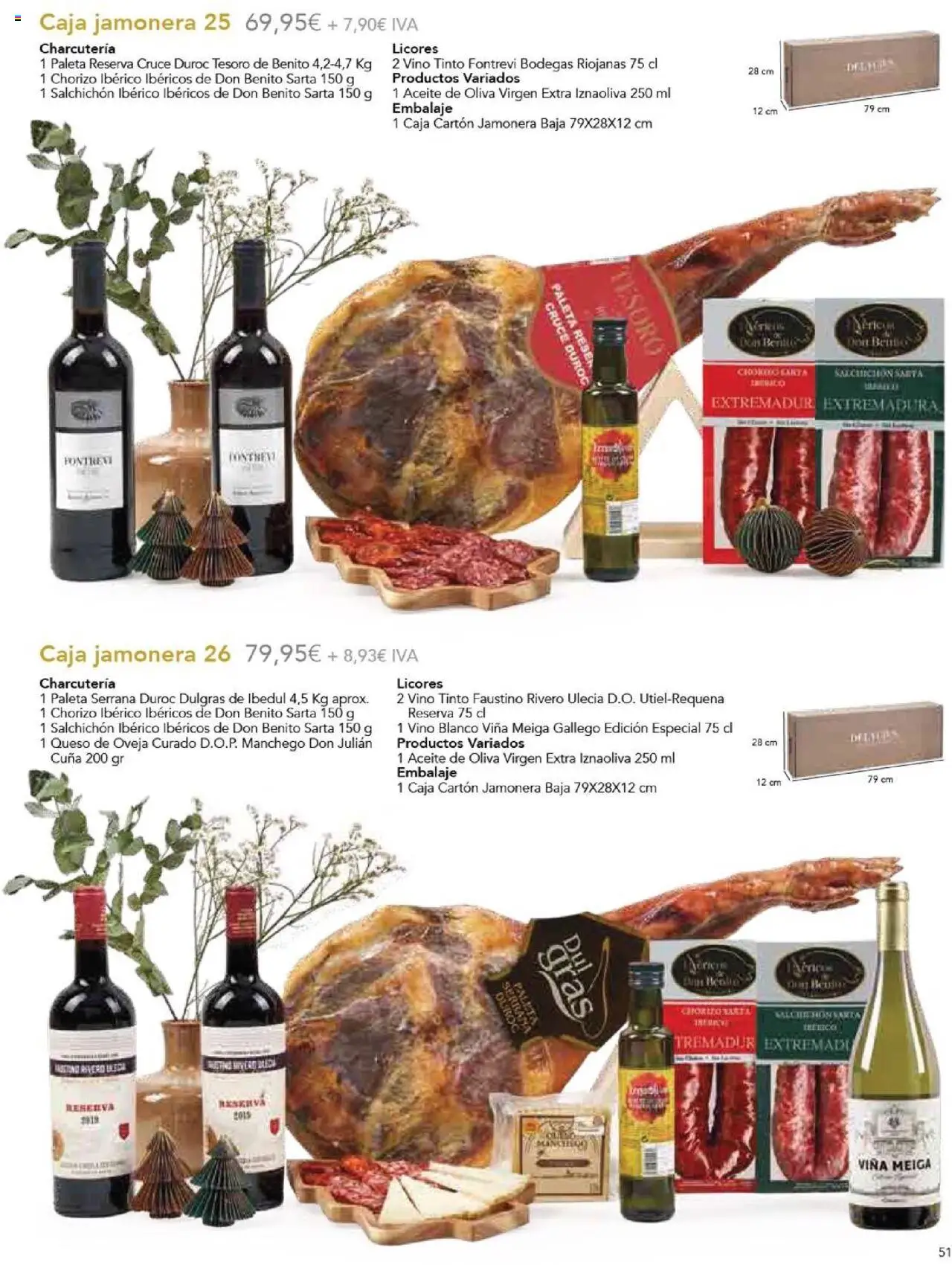 E.Leclerc Regalos de Navidad 2025 │ válido desde el 10.10.2025 | Página: 53 | Productos: Queso de oveja, Queso, Aceite de oliva, Caja