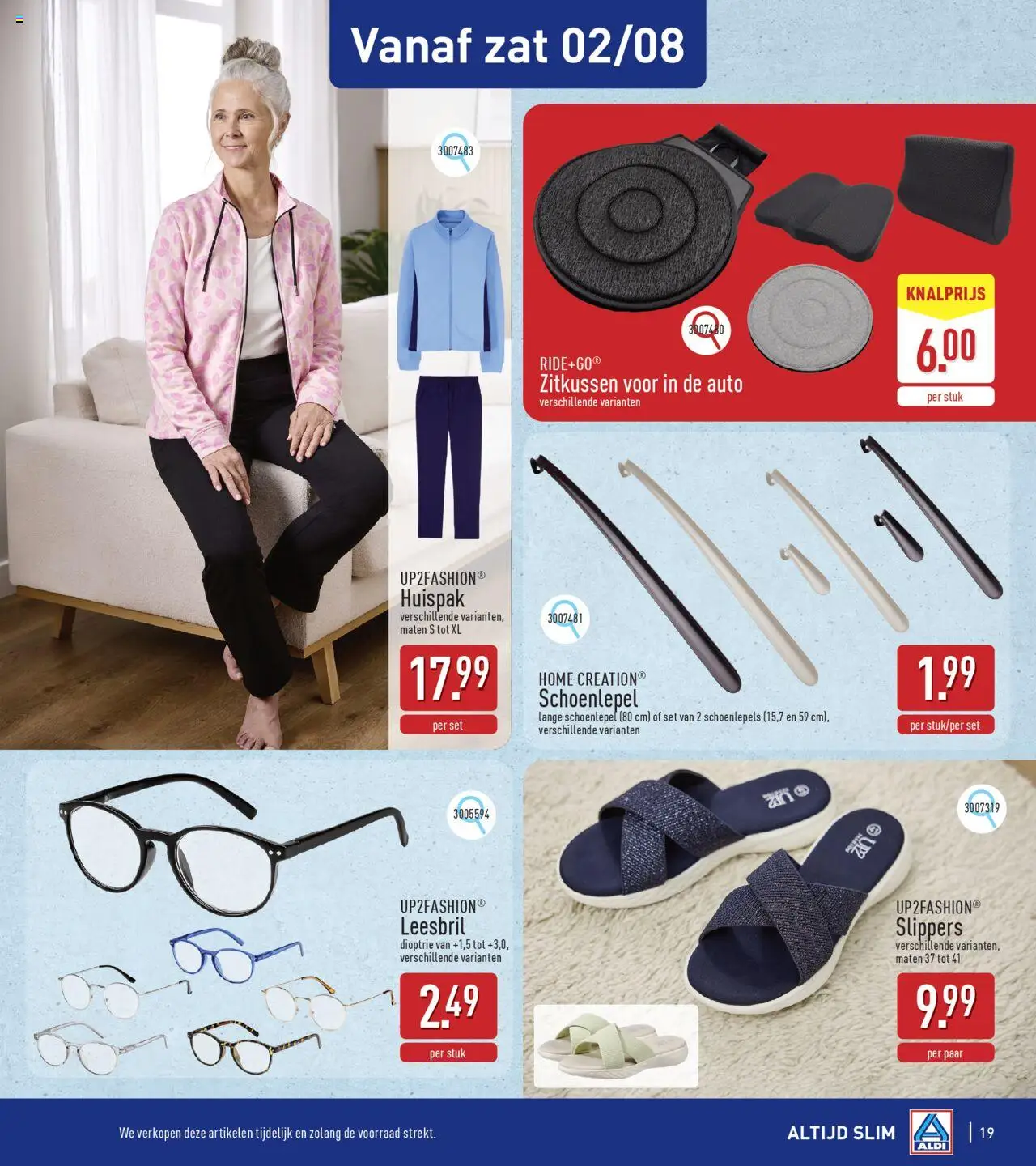 {H1} | Pagina: 19 | Producten: Slippers