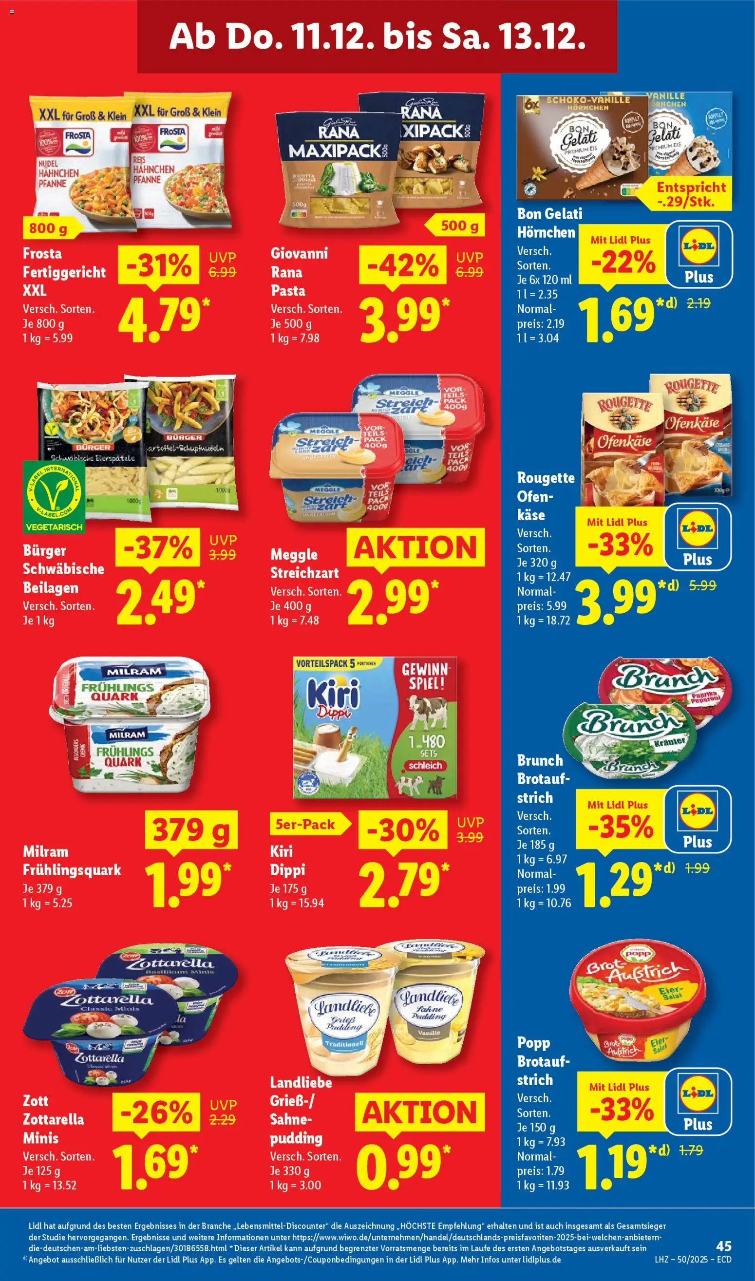 Lidl - Prospekt – gültig ab 08.12.2025 | Seite: 65 | Produkte: Quark, Brot, Sahne, Salat