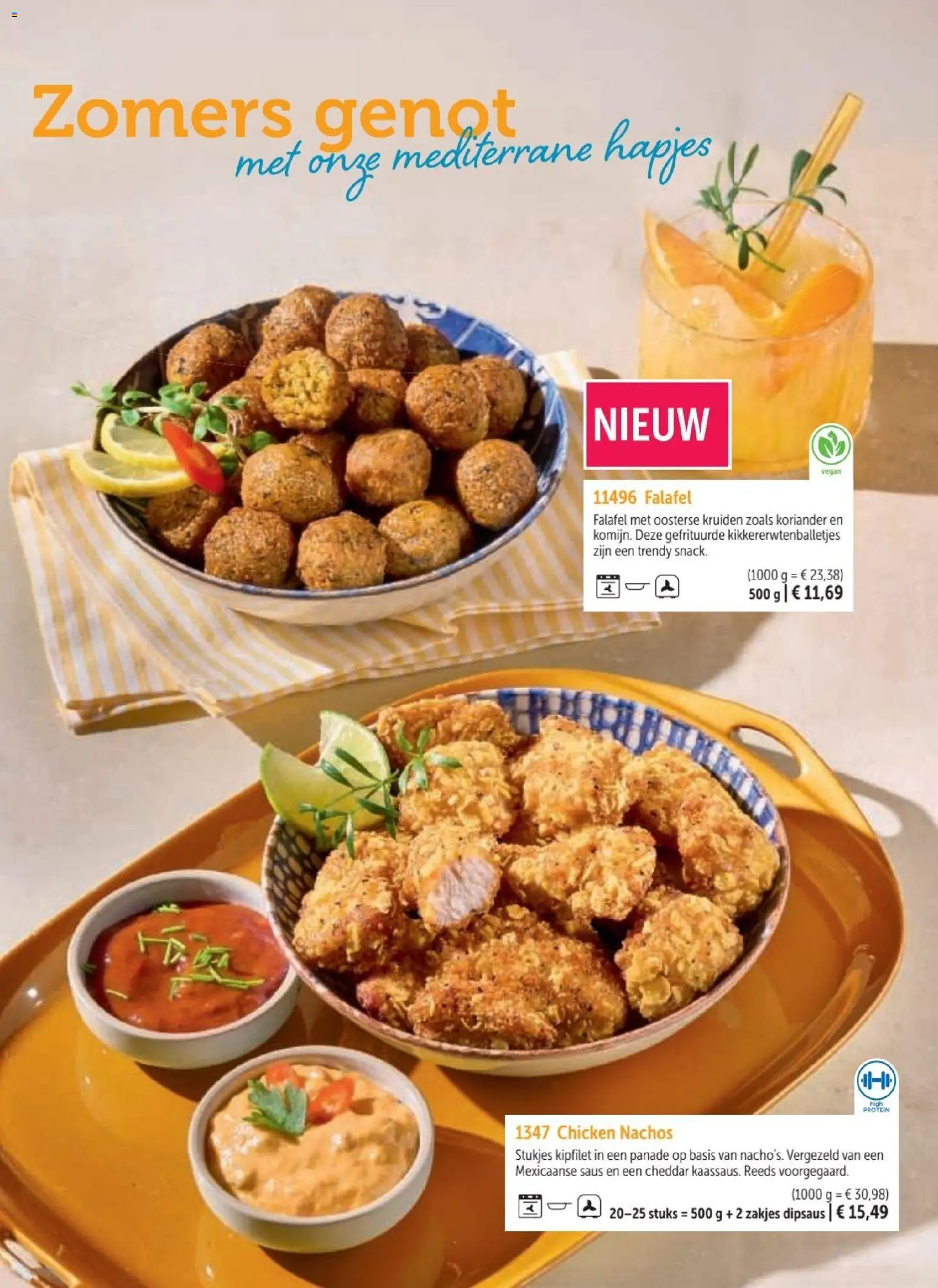 {H1} | Pagina: 2 | Producten: Cheddar, Saus, Koriander