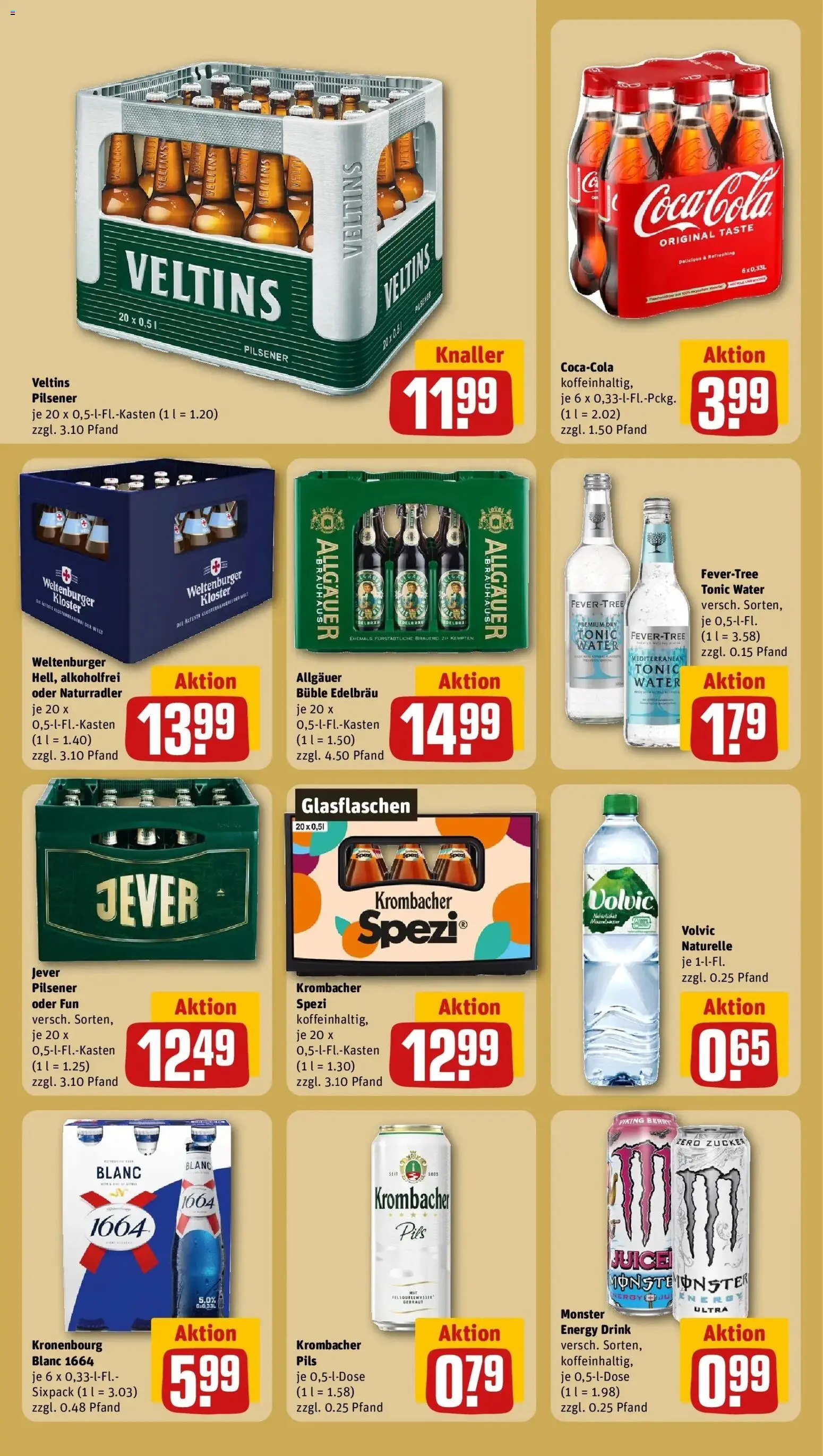 Rewe prospekt Tittling/ Tresdorf	 – gültig ab 16.02.2026 | Seite: 20 | Produkte: Cola, Pils, Volvic, Veltins