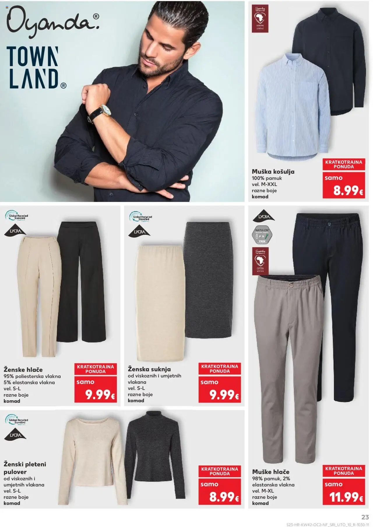 Kaufland katalog | vrijedi od 15.10.2025 | Stranica: 23 | Proizvodi: Košulja, Hlače