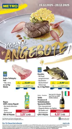 Metro Prospekt 	 ab 15.12.2025 gültig