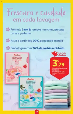 Pré-visualização Auchan folheto válido de 16.10.2025 | Página: 13 | Produtos: Perfume, Detergente