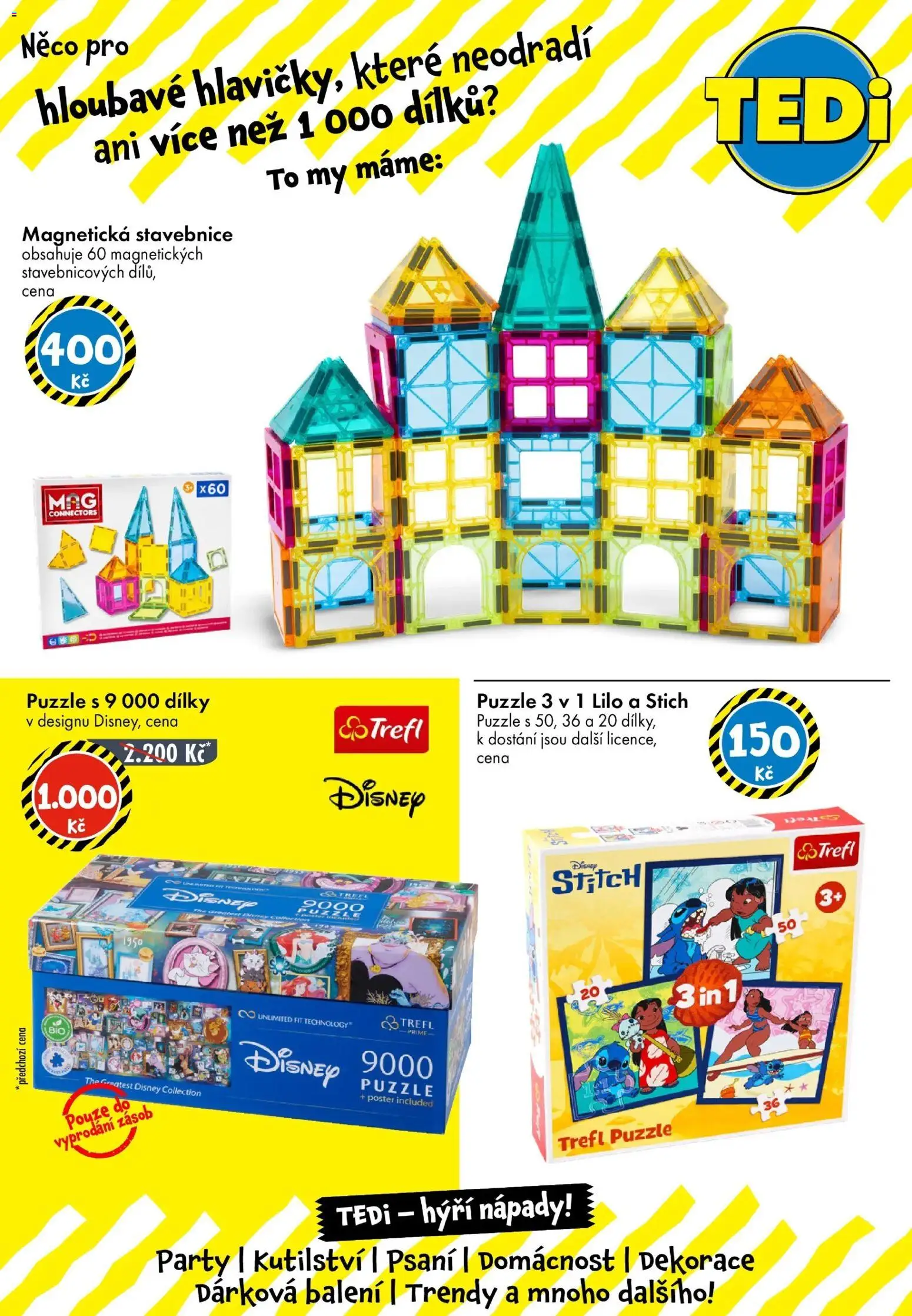 TEDi leták od 12.12.2025 | Strana: 18 | Produkty: Stavebnice, Magnetická stavebnice, Puzzle, Dekorace