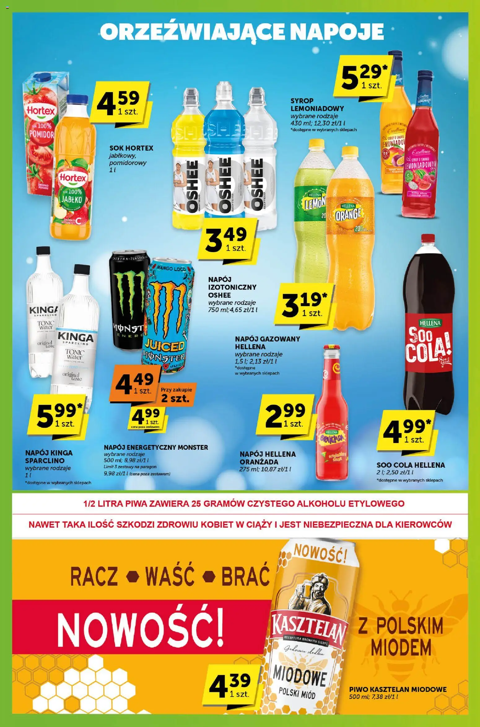 ABC Gazetka - Sprawdź, co więcej od 27.12.2025 | Strona: 8 | Produkty: Mango, Miód, Sok, Piwo