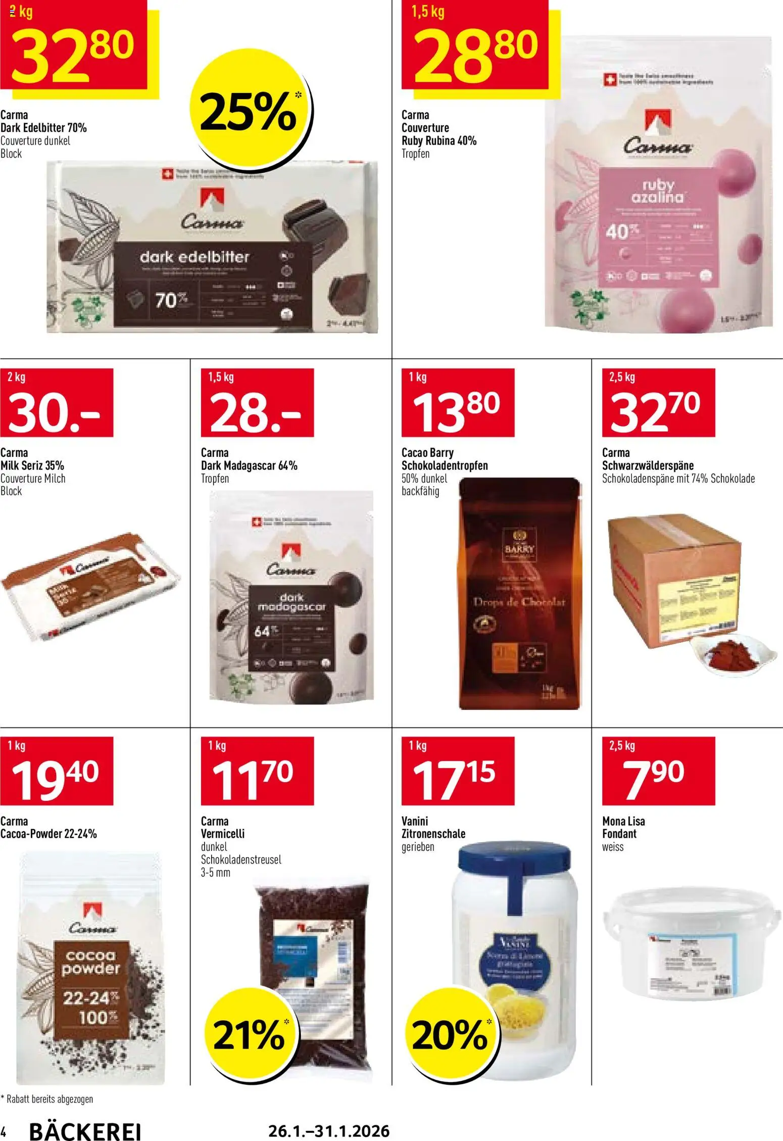 Prodega Aktionen Bäckerei – gültig ab 26.01.2026 | Seite: 4