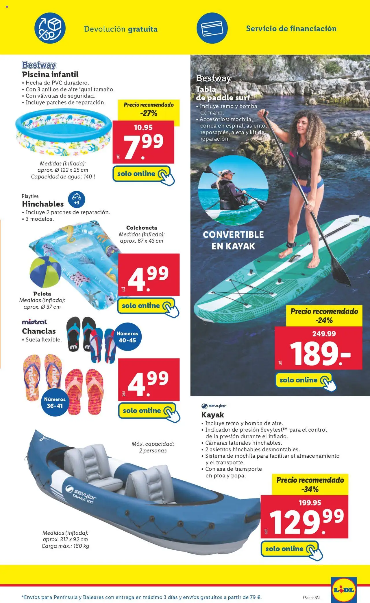 Lidl catálogo de bazar MAD │ válido desde el 16.06.2025 | Página: 25 | Productos: Anillos, Mochila, Colchoneta