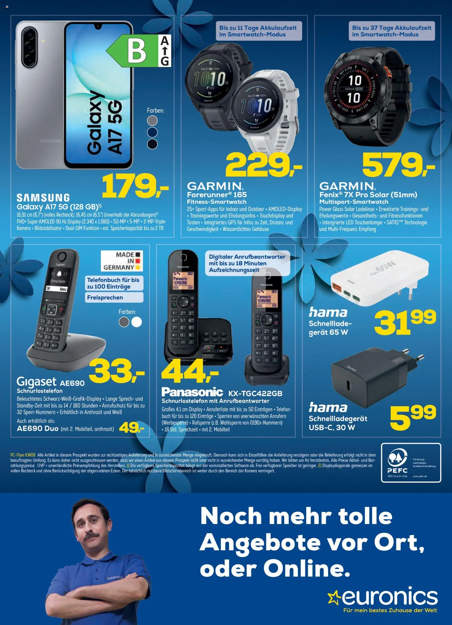 Euronics  Aktueller Prospekt – gültig ab 18.02.2026 | Seite: 16 | Produkte: Kamera, Panasonic, Samsung, Telefon