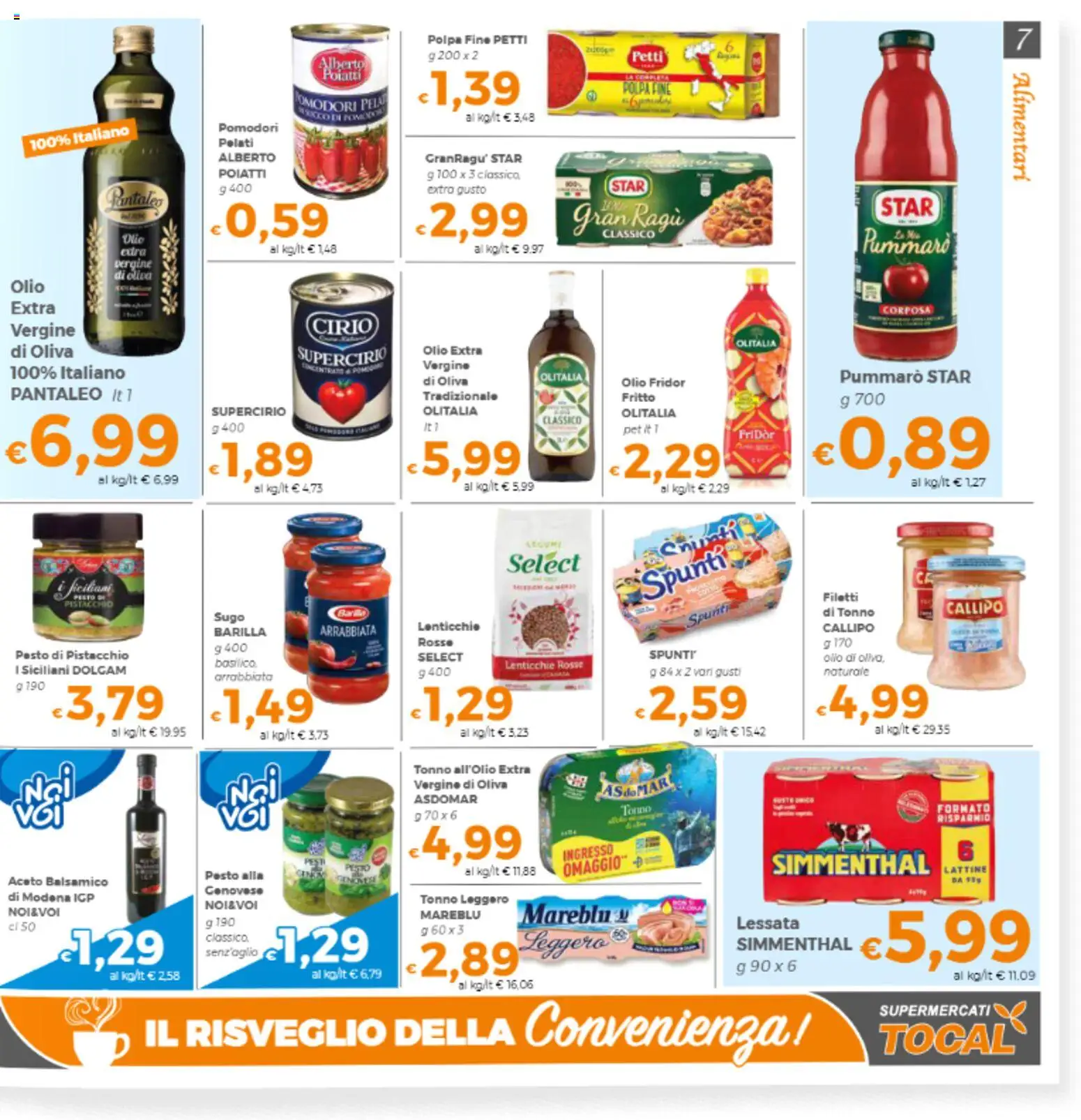Volantino Tocal del 24.02.2026 | Pagina: 7 | Prodotti: Legumi, Lenticchie, Ragú, Sugo
