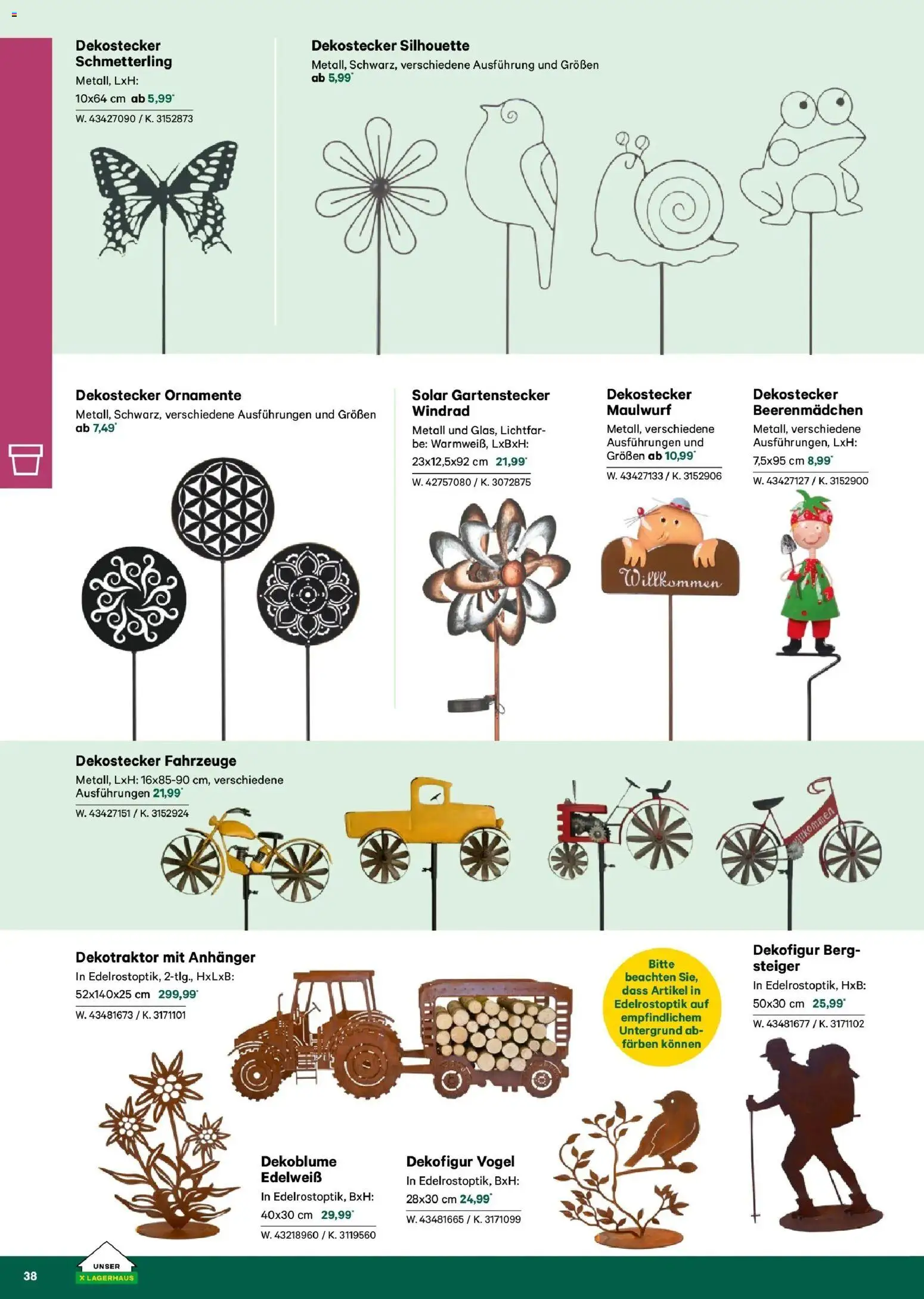 Lagerhaus Garten & Freizeit Katalog 2026 gültig ab 01.03.2026 | Seite: 38
