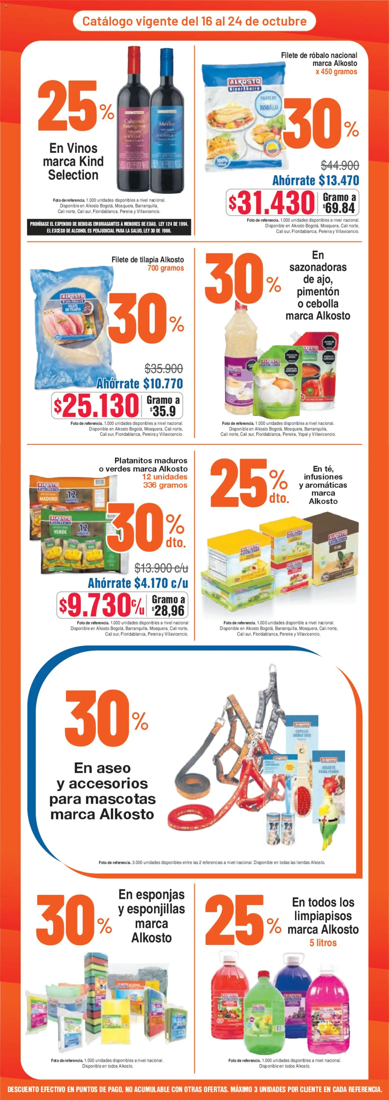 Alkosto - Hot Sale │ válido desde el 16.10.2025 | Página: 2 | Productos: Παγωμένο τσάι, Filete