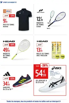  | Page: 12 | Produits: Polo, Balles de tennis