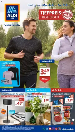 Aldi Süd Prospekt 	 gültig ab dem 04.08.2025