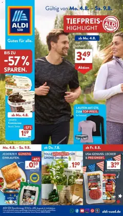 Aldi Süd Prospekt 	 gültig ab dem 04.08.2025