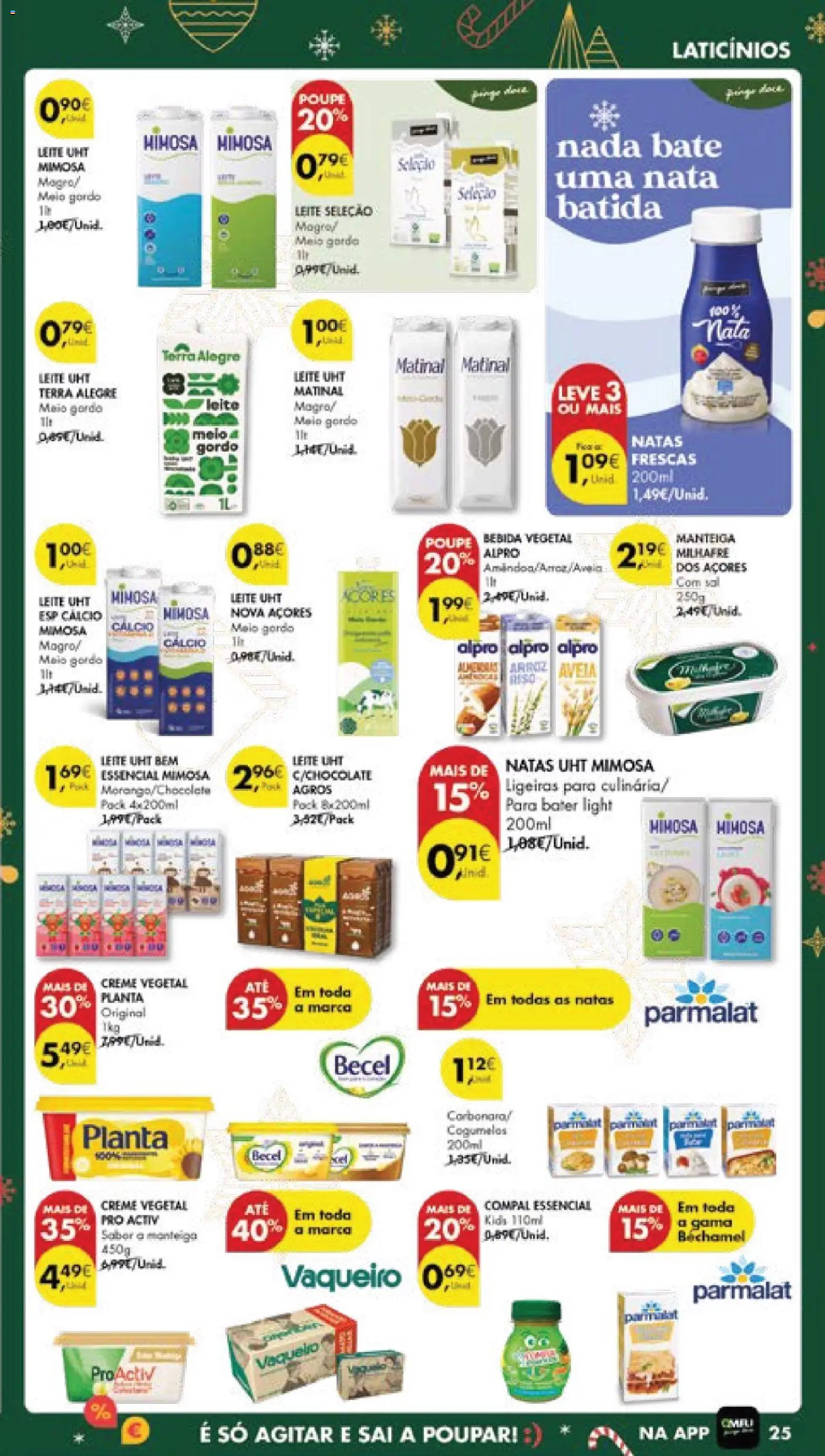 Pingo Doce folheto │ válido de 16.12.2025 | Página: 27 | Produtos: Aveia, Chocolate, Creme, Natas