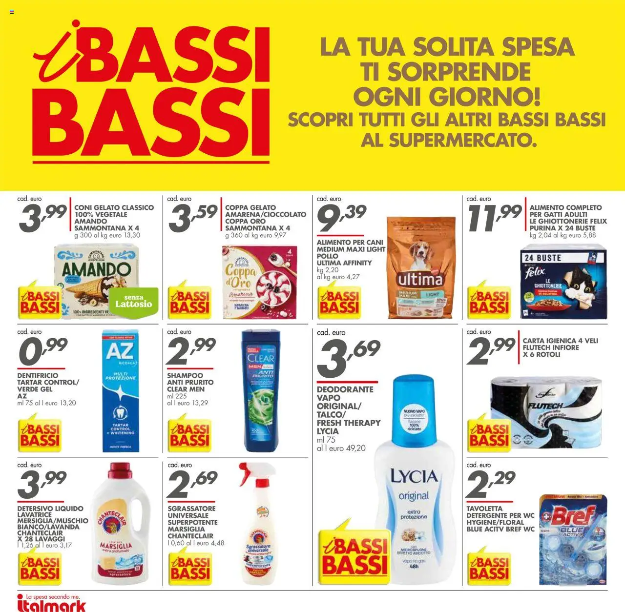 Volantino Italmark del 05.06.2025 | Pagina: 30 | Prodotti: Shampoo, Carta igienica, detergente per WC, Lavatrice