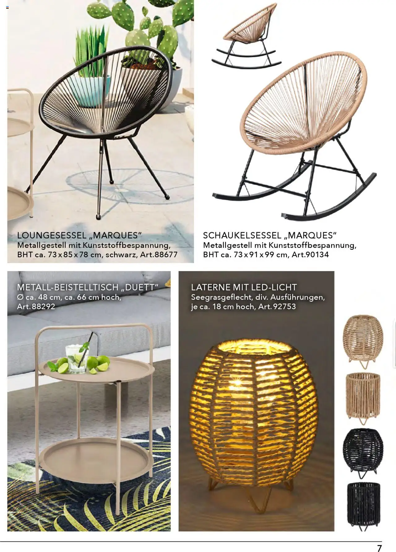 Rahaus Prospekt Gartenmöbel – gültig ab 07.04.2025 | Seite: 7