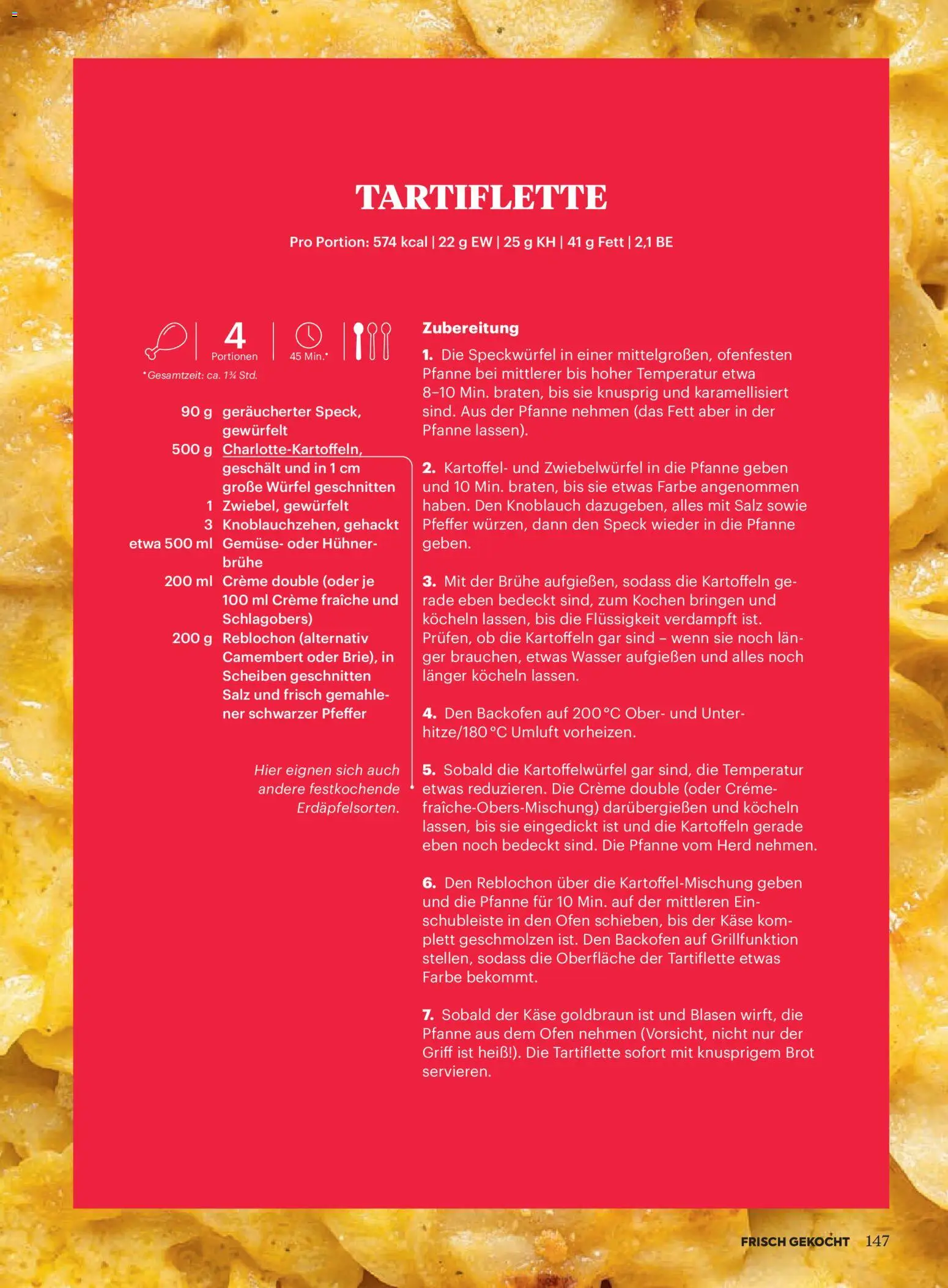 Billa  Frisch Gekocht gültig ab 01.03.2026 | Seite: 145 | Produkte: Kartoffeln, Salz, Herd, Ofen