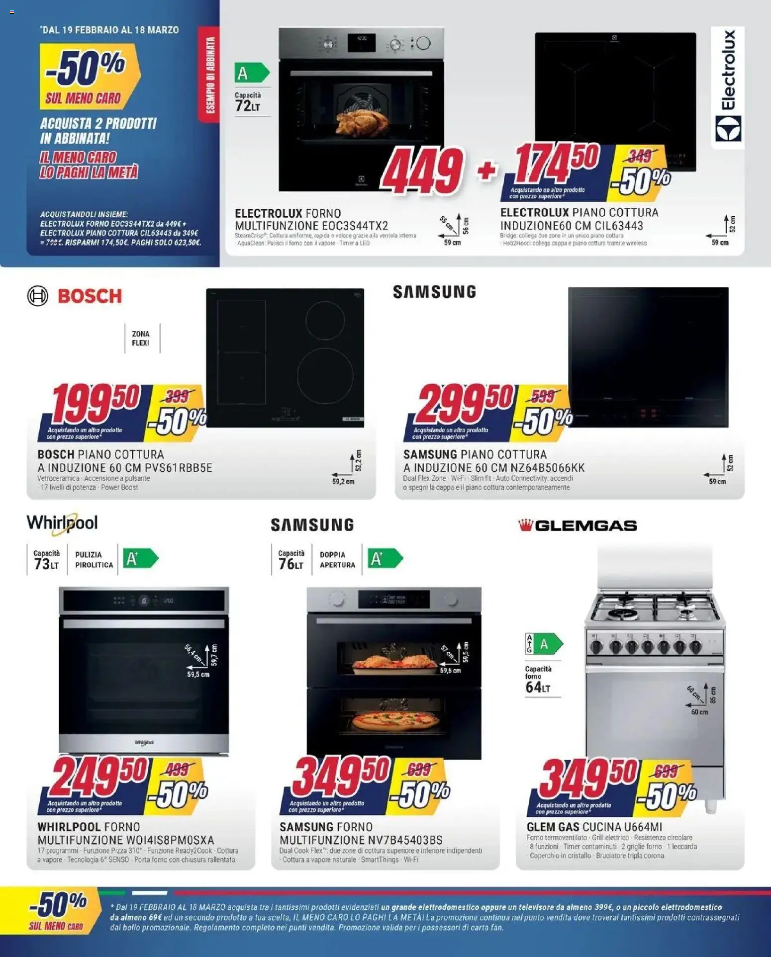 Volantino Trony del 04.03.2026 | Pagina: 8 | Prodotti: Pizza, Forno, Il forno, Samsung