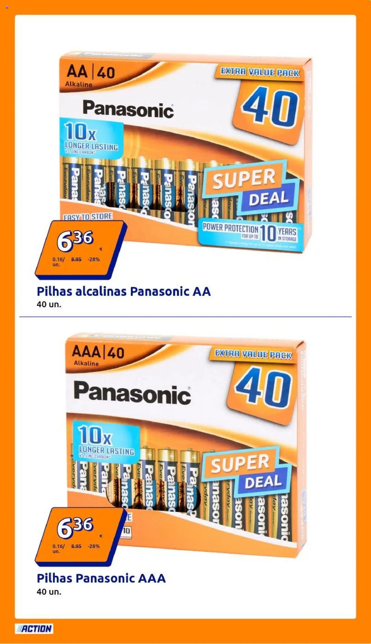Action - Action PT week 42 2025 │ válido de 15.10.2025 | Página: 5 | Produtos: Pilhas