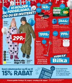 Eksempel på tilbudsavis Bilka - Nonfood fra butik Bilka gyldig fra 22.08.2025