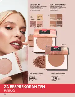 Ultra bronzer u kamenu, 8 g | soft-mat bronzing puder sa vitaminom E i hijaluronskom kiselinom za prirodan, osunčan izgled. - pregled AVON kataloga - važi od 01.04.2026 | Strana: 56 | Proizvode: Puder, Bronzer