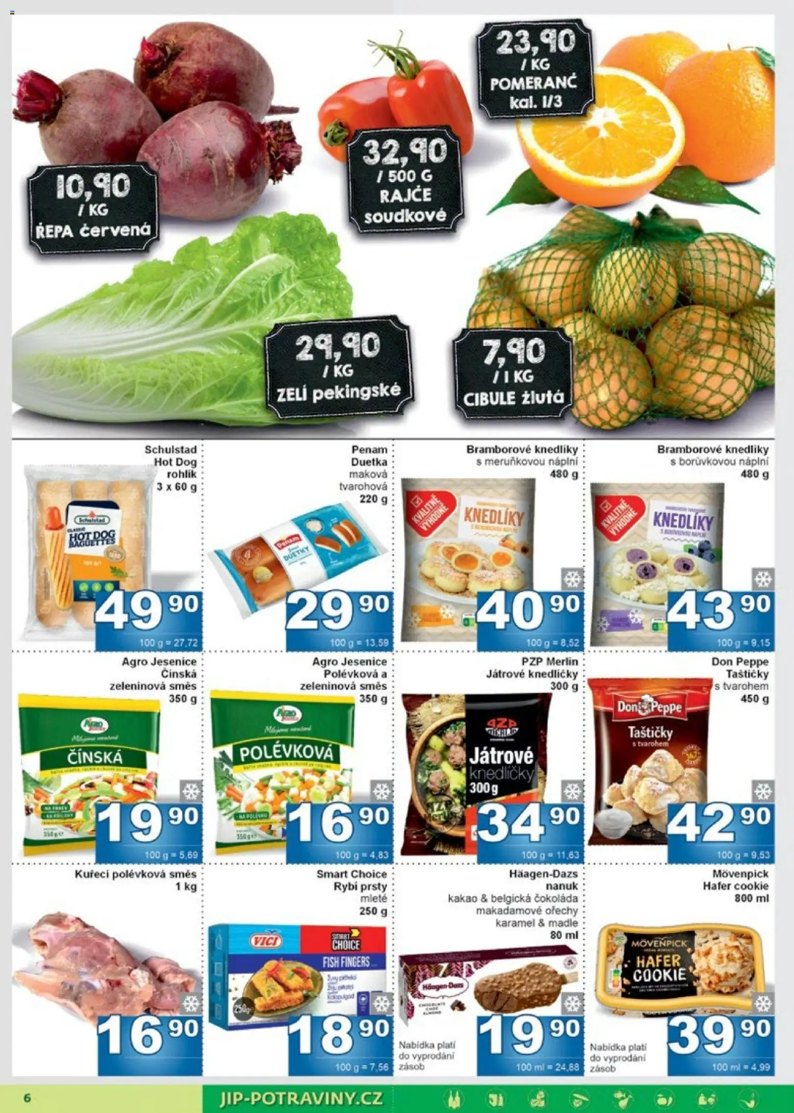 Jip leták od 25.02.2026 | Strana: 6 | Produkty: Čokoláda, Rohlík, Ořechy, Makadamové ořechy