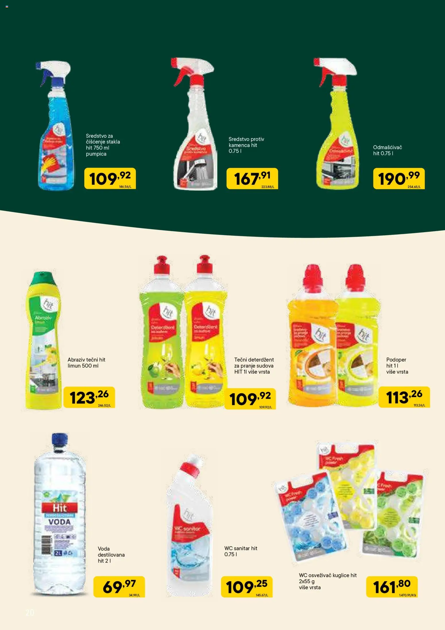 PerSu katalog - važi od 29.01.2026 | Strana: 20 | Proizvode: Deterdžent, Tečni deterdžent, Wc, Voda