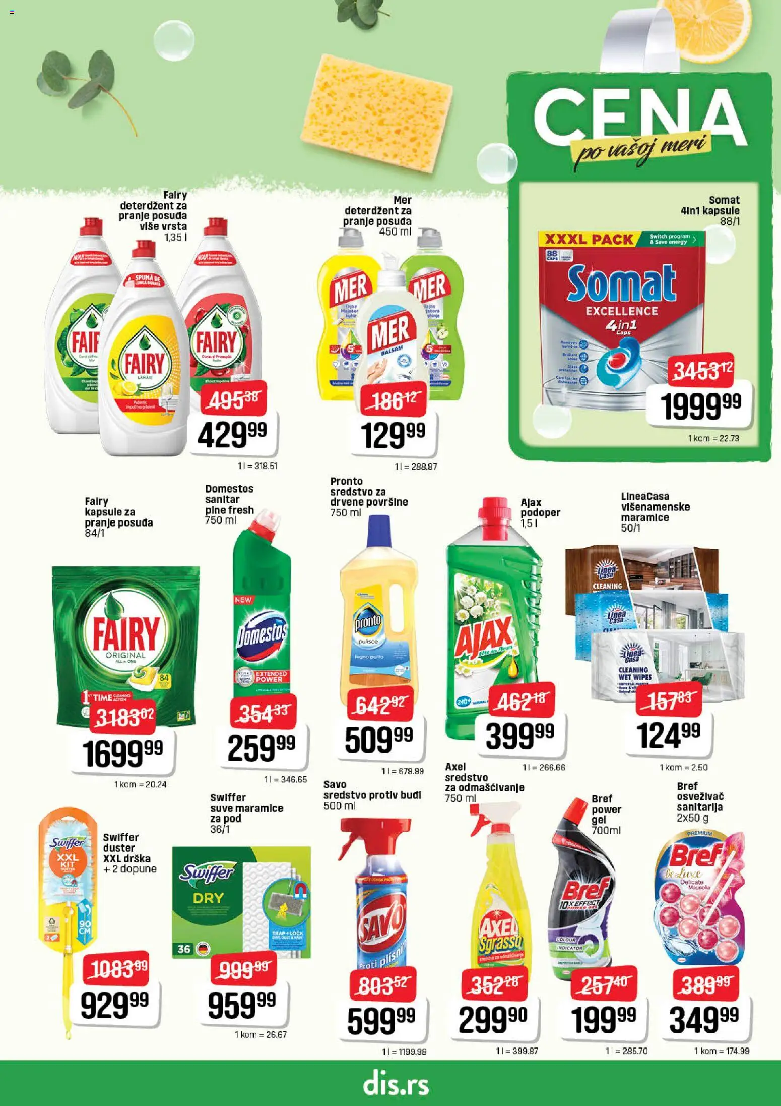 DIS katalog - važi od 26.02.2026 | Strana: 19 | Proizvode: Somat, Kapsule, Pronto, Ajax