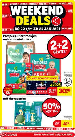 Kruidvat - Folder week 4 - Voorbeeld van een folder van Kruidvat, geldig van 19.01.2026 | Pagina: 8 | Producten: Kan, Pampers