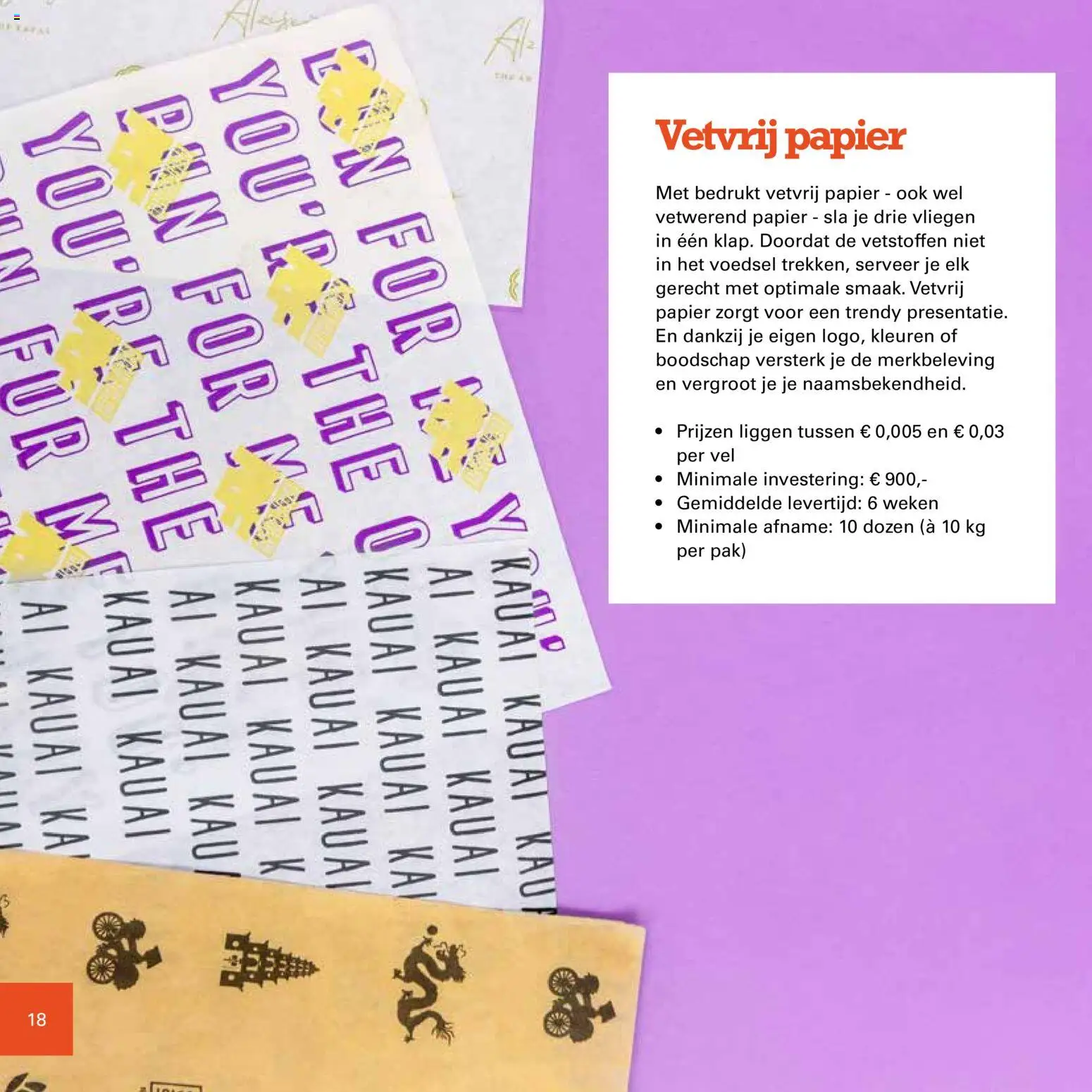 {H1} | Pagina: 18 | Producten: Papier, Sla, Pan