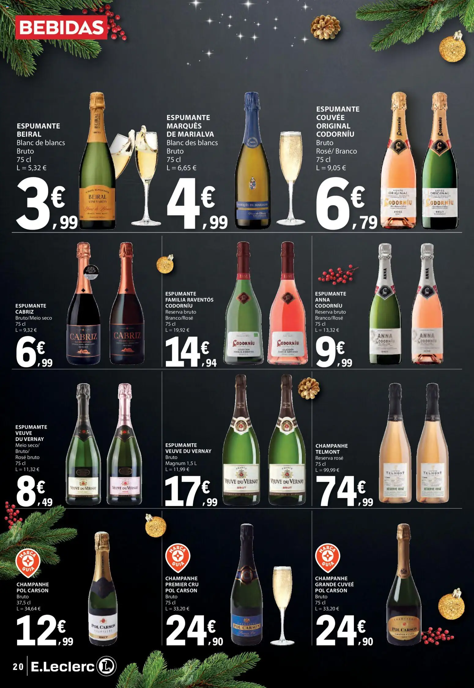 E.Leclerc folheto │ válido de 09.12.2025 | Página: 20 | Produtos: Espumante