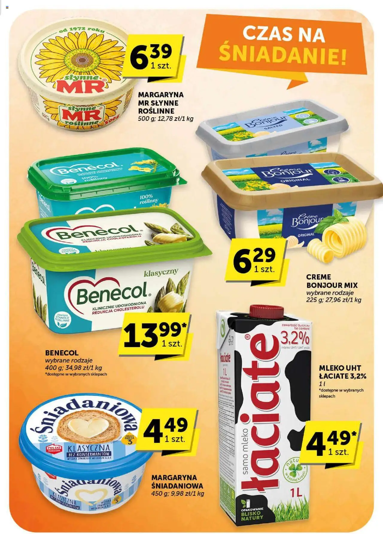 Euro Sklep Gazetka od 04.09.2025 | Strona: 22 | Produkty: Margaryna, Mleko