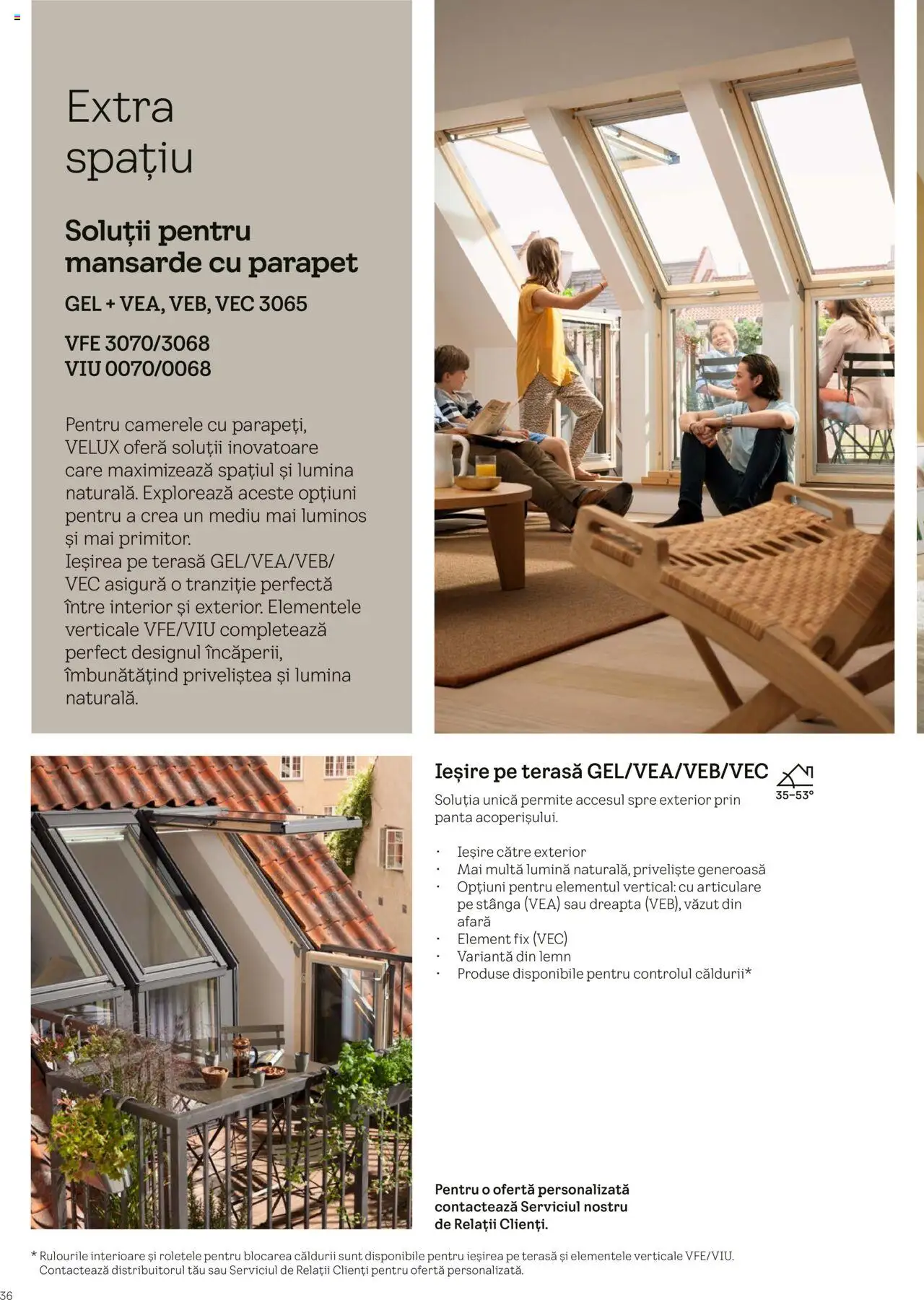 Catalog Velux – valabil de la 25.02.2025 | Pagină: 36 | Produse: Tavuk suyu