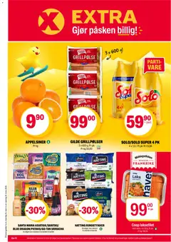 Forhåndsvisning av Coop Extra kundeavis gyldig fra 16.03.2026