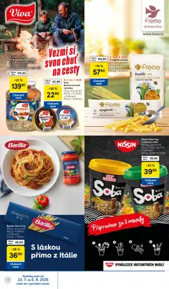 Tesco katalog od 09.07.2025 | Strana: 14 | Produkty: Těstoviny, Utopenci, Nudle, Krůtí maso