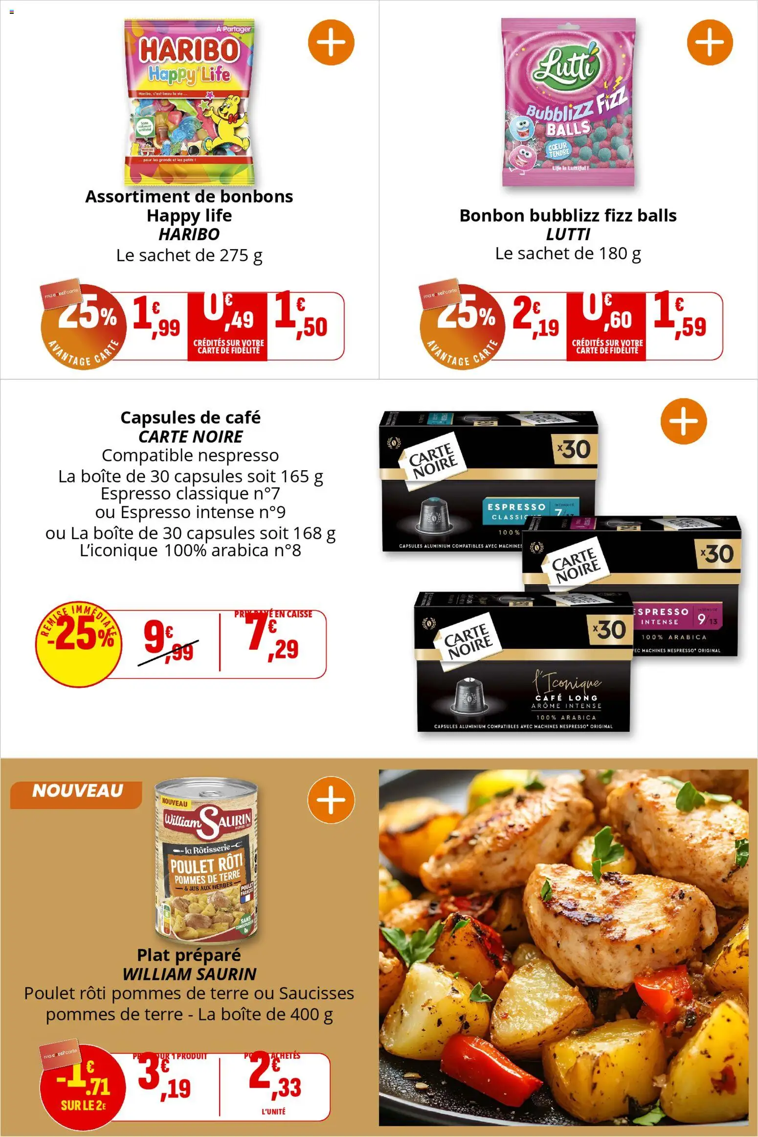 {H1} | Page: 15 | Produits: Jus, Pommes, Bonbons, Pommes de terre